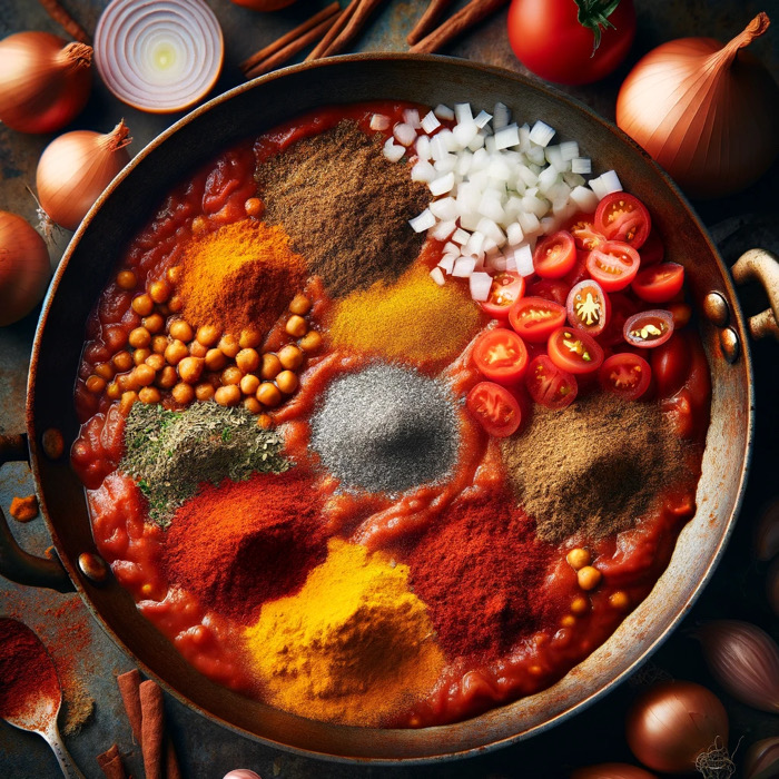 How To Make Chana Masala with ingredients