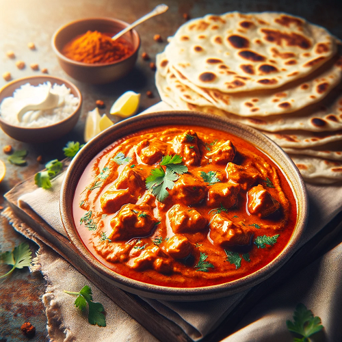 Make Butter Chicken and Roti