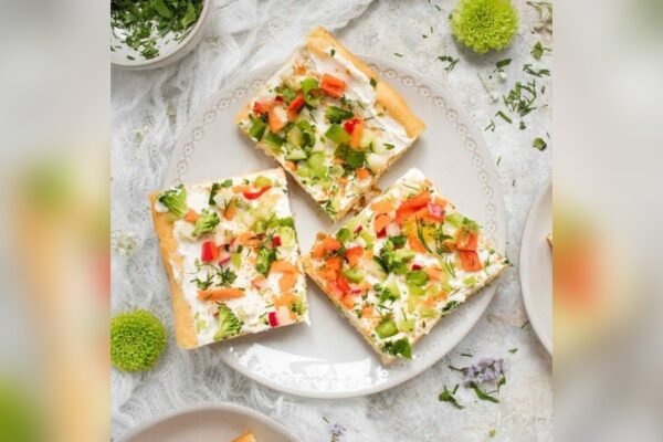 Pampered Chef Veggie Pizza Recipe With Hidden Valley Ranch