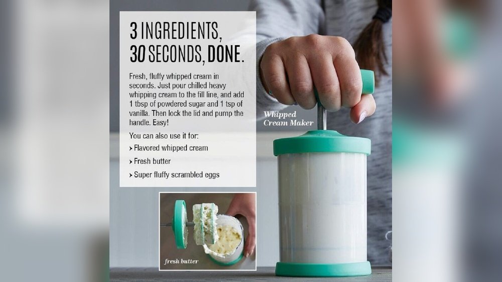 Pampered Chef Whip Cream Recipe