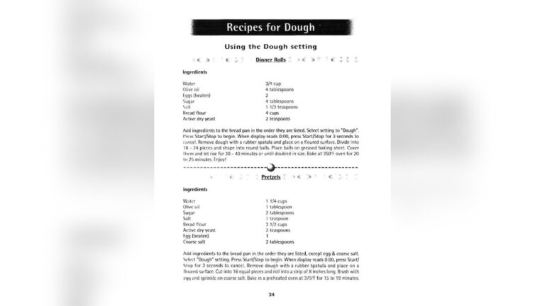 Recipes for Magic Chef Bread Machine