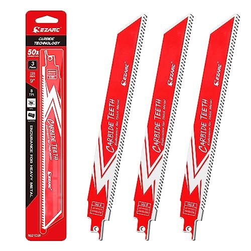 EZARC Carbide Reciprocating Saw Blade R978HM Endurance for...
