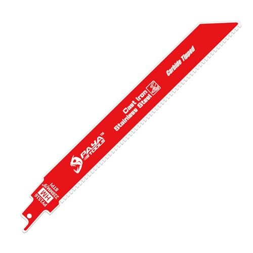 PAYA TOOLS Carbide Reciprocating Saw Blade for Thick Metal