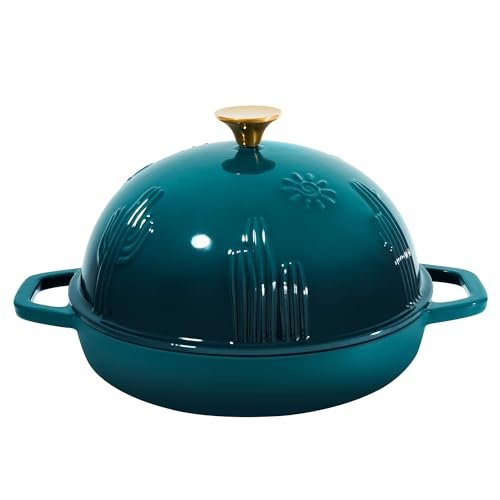 Flavehc Bread Oven Cast Iron Bread Dutch Oven for Sourdough