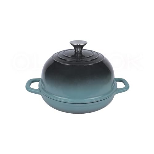 OLLAKOK Dutch Oven for Bread Baking, Enameled Cast Iron Pot