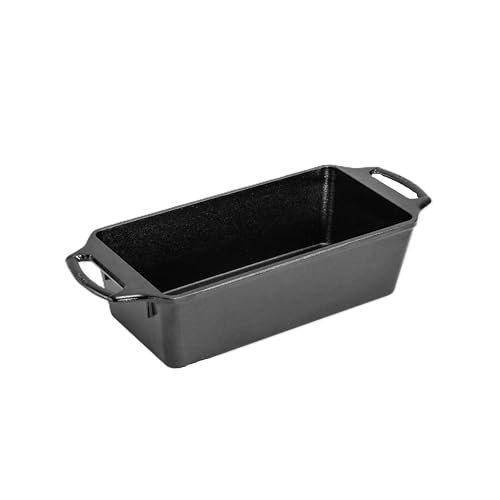 Lodge 10 Inch Pre-Seasoned Cast Iron Loaf Pan Dual Handles