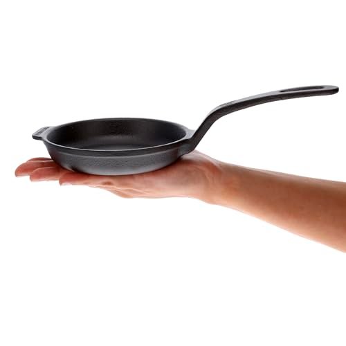 Victoria 4-Inch Cast Iron Skillet, Pre-Seasoned Cast Iron...
