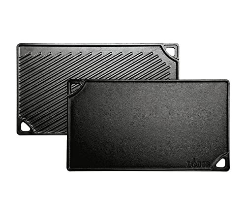 Lodge Double Play Reversible Cast Iron Grill/Griddle for...