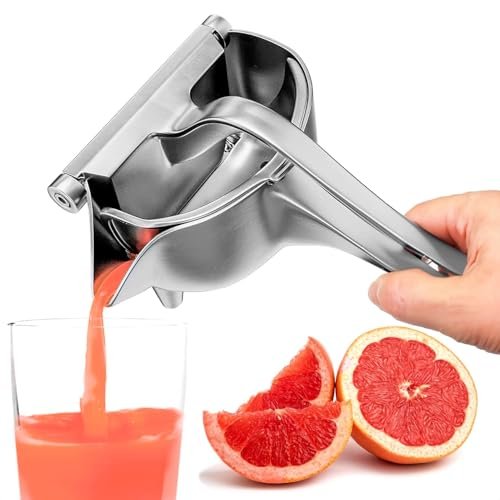 Hand Juicer Squeezer - Aluminum Lemon Squeezer for Citrus...