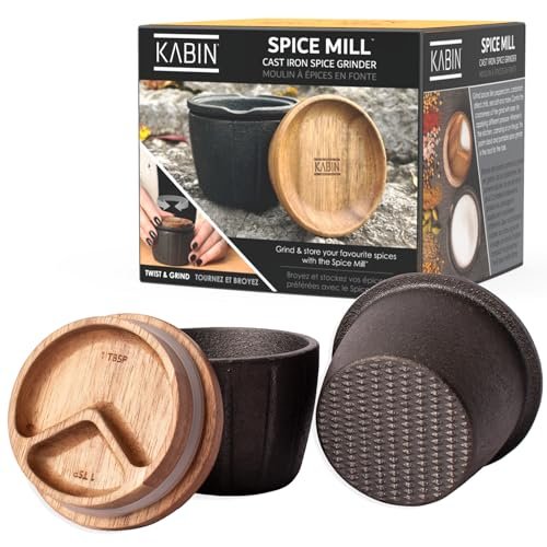 KABIN Spice Mill - Spice Grinder Manual Pepper Mill
