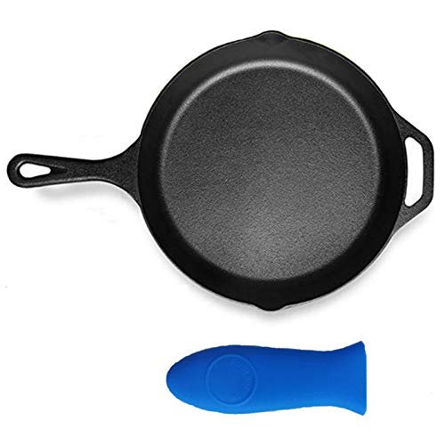 Kookantage Pre-Seasoned Cast Iron Skillet 12in Iron Pan...