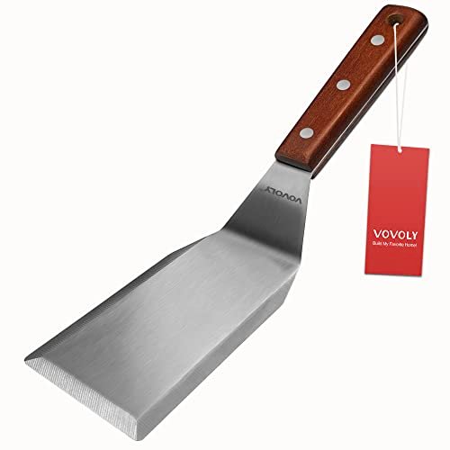 Professional Metal Spatula for Cast Iron Skillets and...