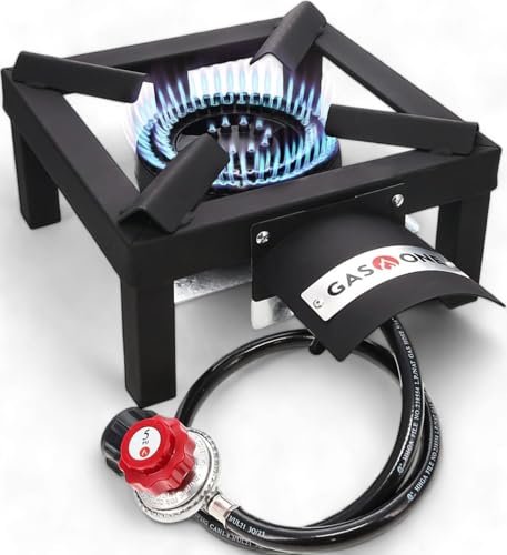 GasOne High Pressure Single Propane Burner - Outdoor Cooking