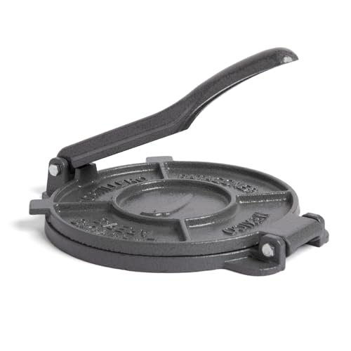 Alpha Living Tortilla Press – 8 Inch Cast Iron