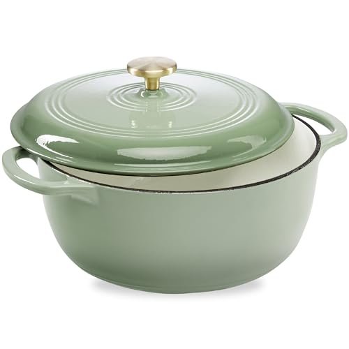 Best Choice Products 6 Quart Enamel Cast-Iron Round Dutch...