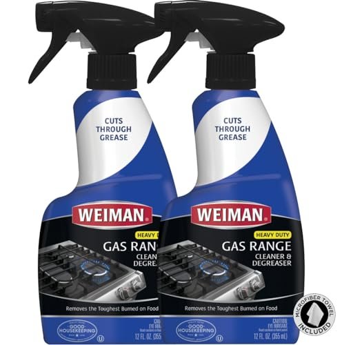 Weiman Heavy Duty Gas Range & Stove Cleaner and Degreaser