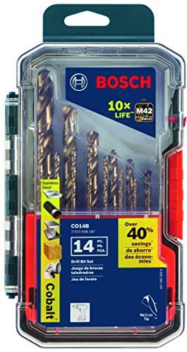 BOSCH CO14B 14-Piece Assorted Set with Included Cobalt...