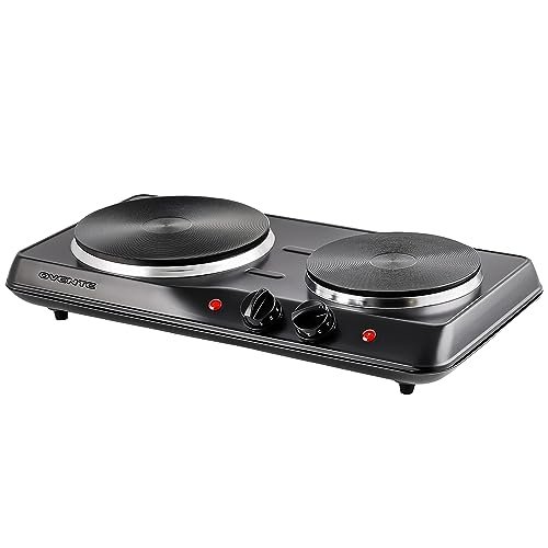 OVENTE Electric Countertop Double Burner, 1700W Cooktop,...