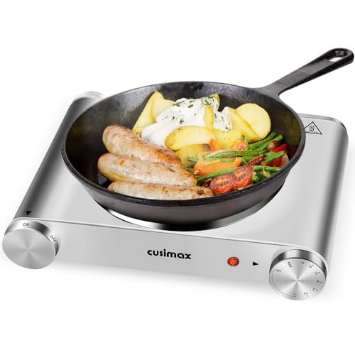 Electric Stove, CUSIMAX Portable Hot Plate for Countertop
