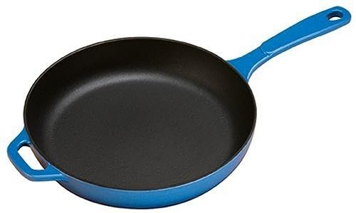 Lodge EC11S33 Enameled Cast Iron Skillet, 11-inch,...