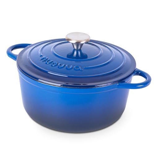 Cast Iron Pot with Lid – Non-Stick Enamelled Dutch Oven