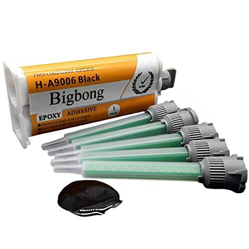 Bigbong 50ml 1:1 Epoxy Resin Black AB Glue with Nozzles