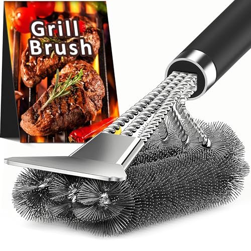 TNTOR Grill Brush with Scraper, 18