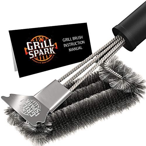 BBQ Grill Brush and Scraper 18
