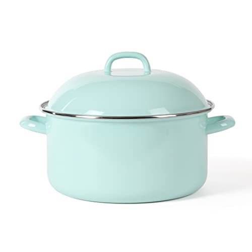 Martha Stewart Thayer 6.4-Quart Enamel On Steel Dutch Oven