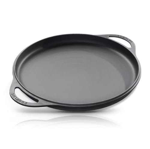 COOKLIFE 12 Inch Lightweight Pre-Seasoned Cast Iron Smooth...