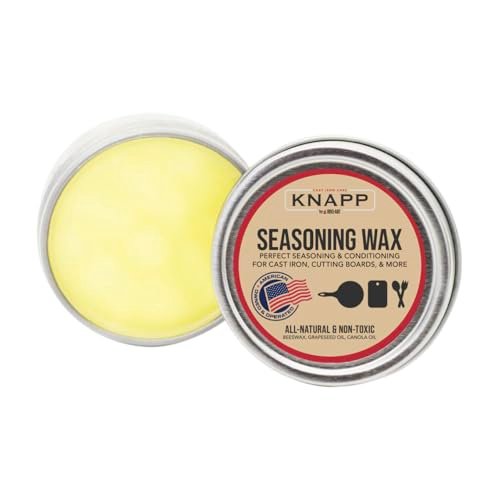 Knapp Made Cast Iron Seasoning Wax and Carbon Steel Wax