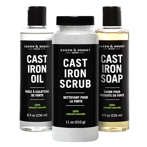 CARON & DOUCET - Ultimate Cast Iron Complete Care Set