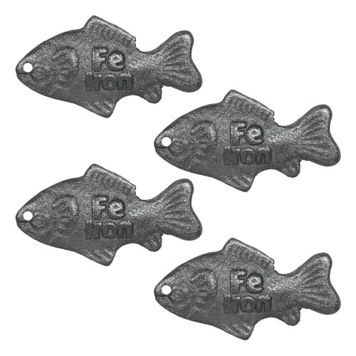 4 Pcs Iron Fish Cooking Tool for Daily Iron Support