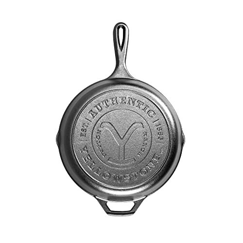 Lodge Pre-Seasoned Yellowstone Stamped Cast Iron Cookware...