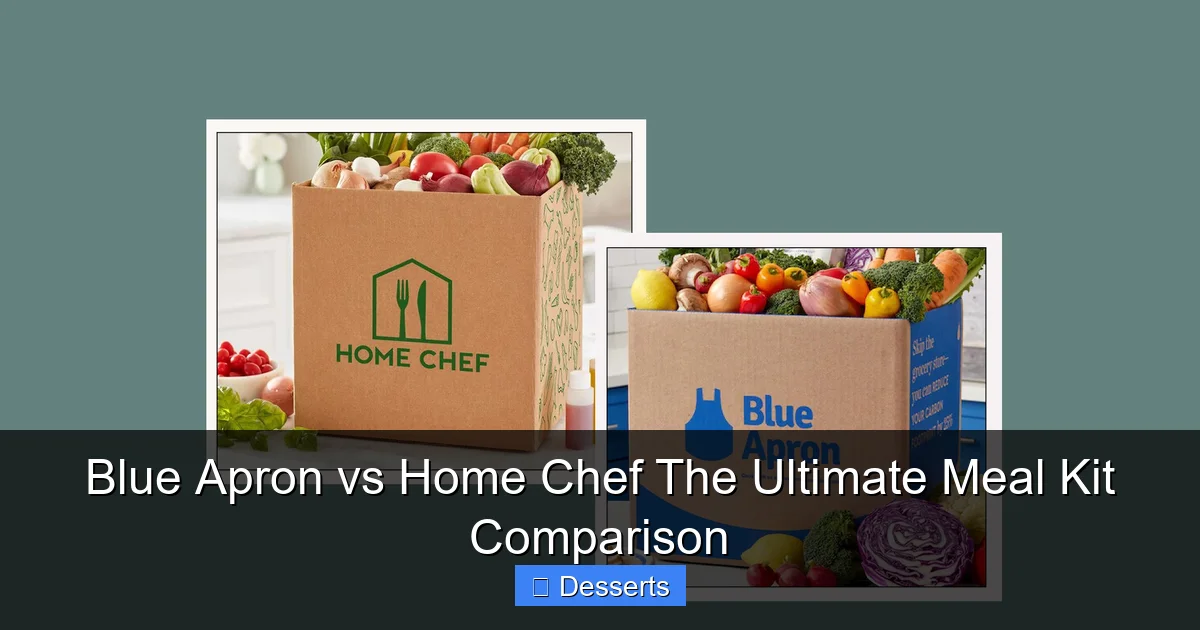 Blue Apron vs Home Chef The Ultimate Meal Kit Comparison