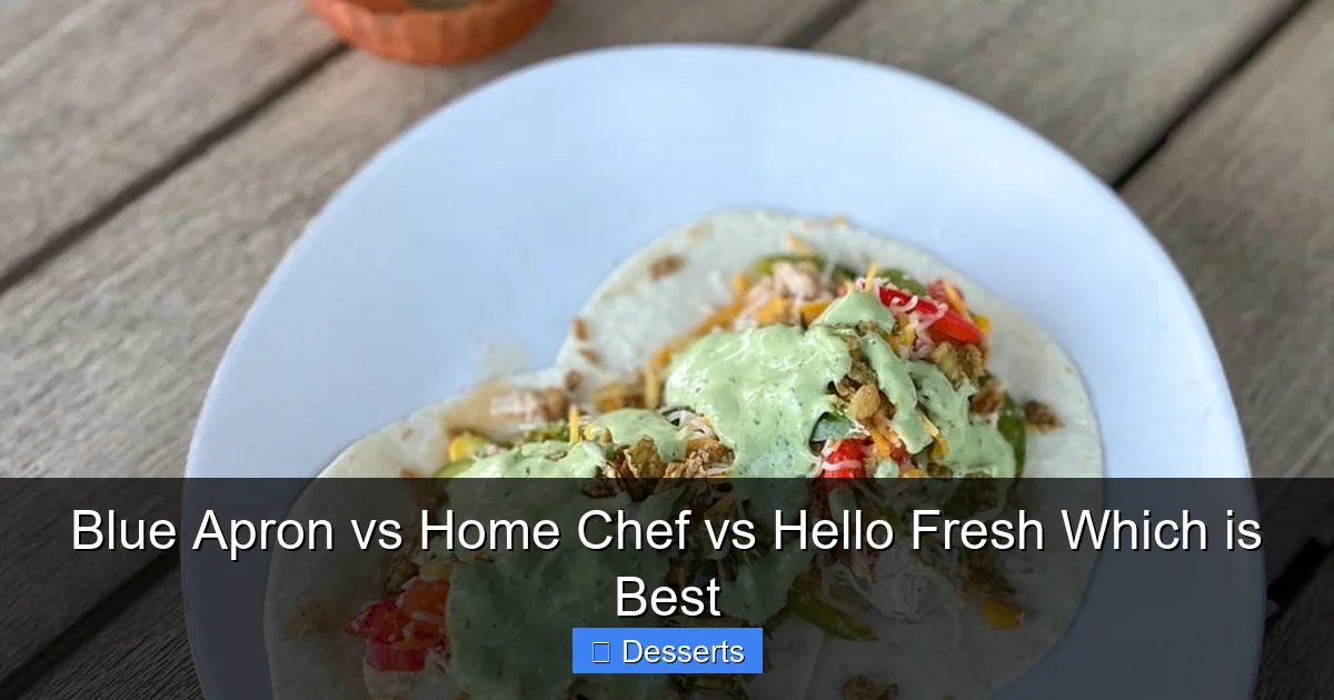 Blue Apron vs Home Chef vs Hello Fresh Which is Best