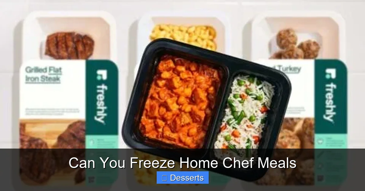 Can You Freeze Home Chef Meals