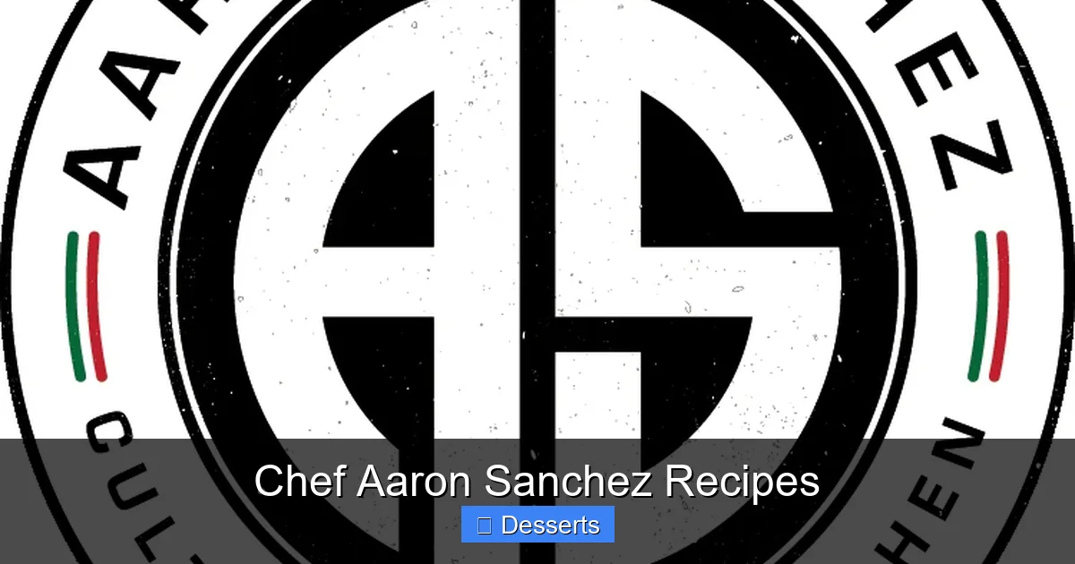 Chef Aaron Sanchez Recipes