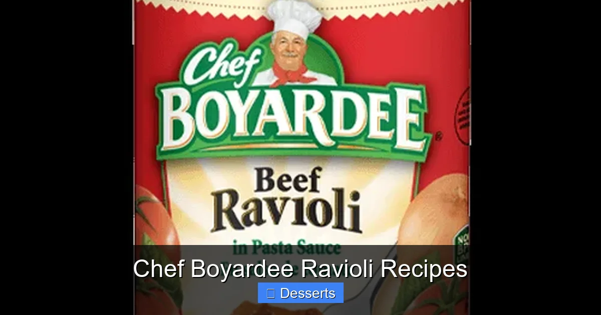 Chef Boyardee Ravioli Recipes