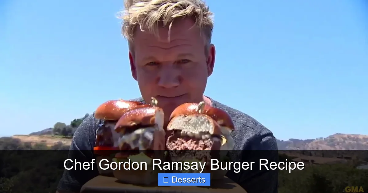 Chef Gordon Ramsay Burger Recipe