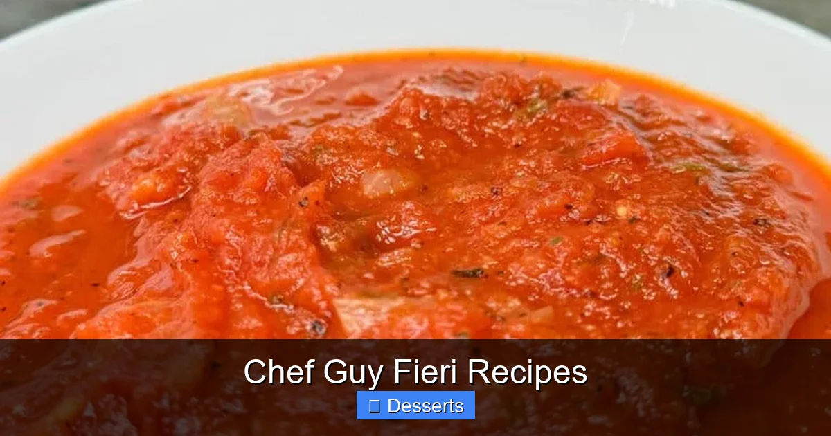 Chef Guy Fieri Recipes