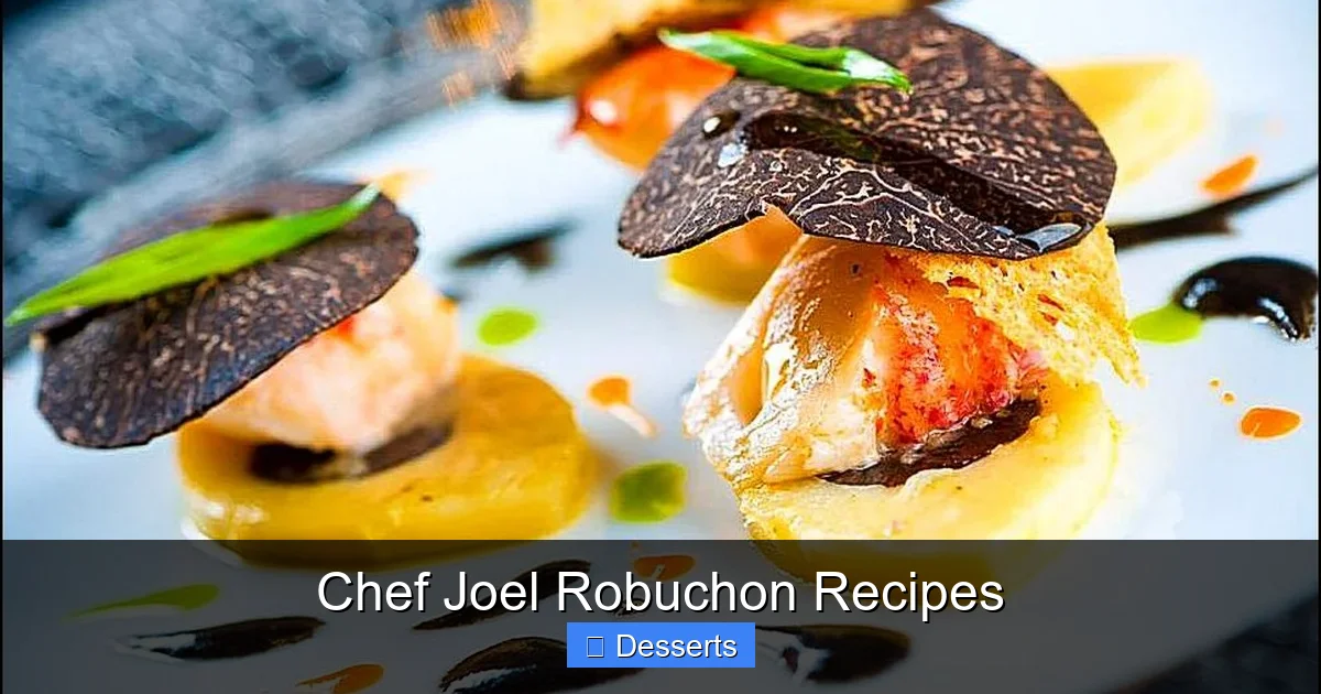 Chef Joel Robuchon Recipes