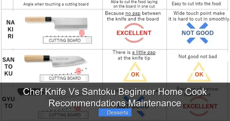 Chef Knife Vs Santoku Beginner Home Cook Recommendations Maintenance