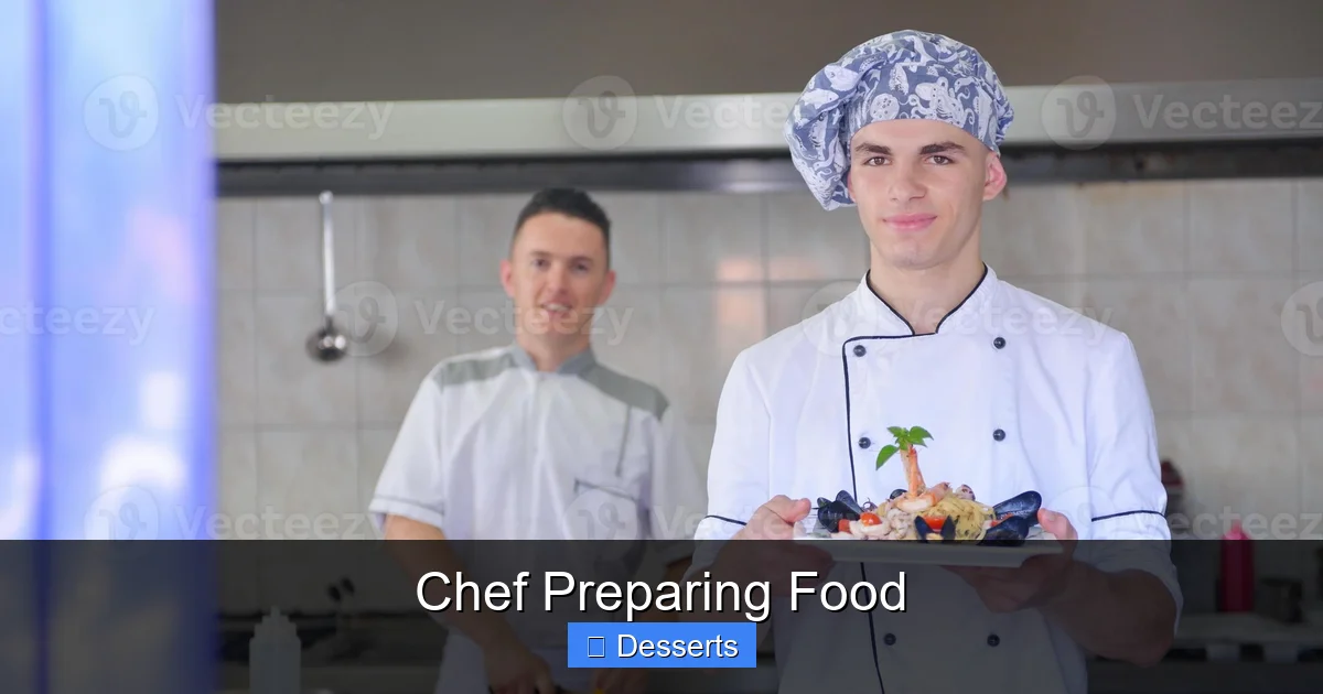 Chef Preparing Food