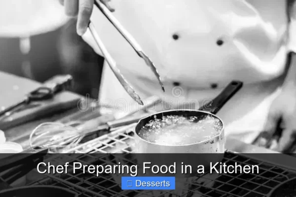 Chef Preparing Food in a Kitchen
