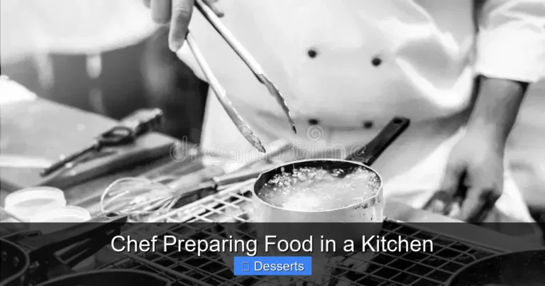 Chef Preparing Food in a Kitchen