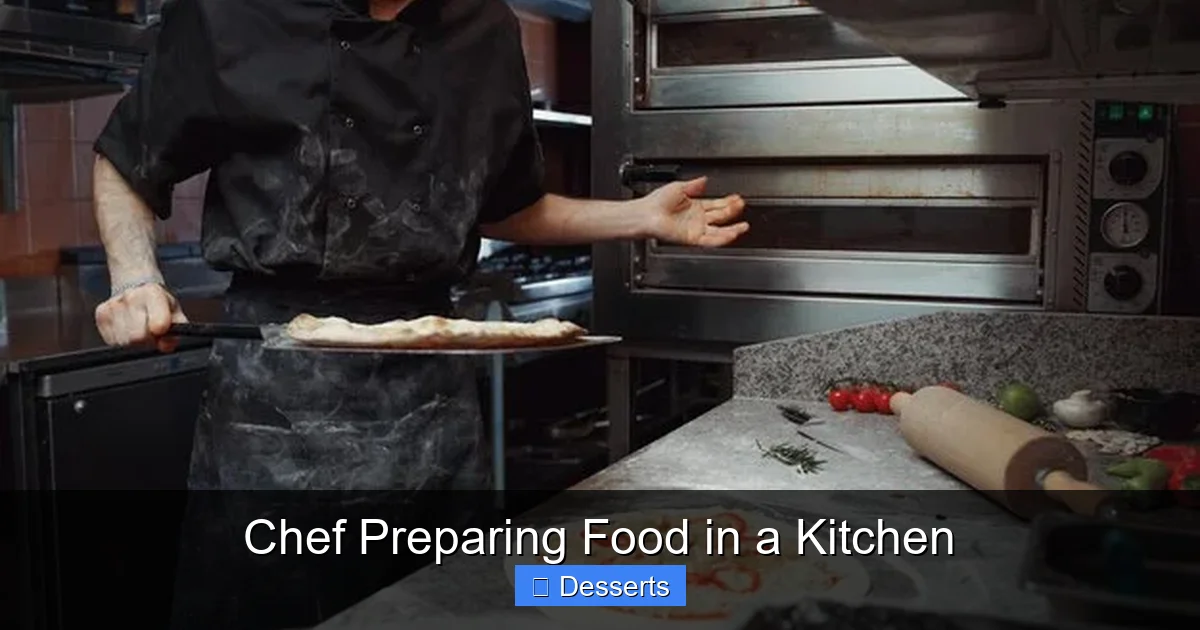 Chef Preparing Food in a Kitchen