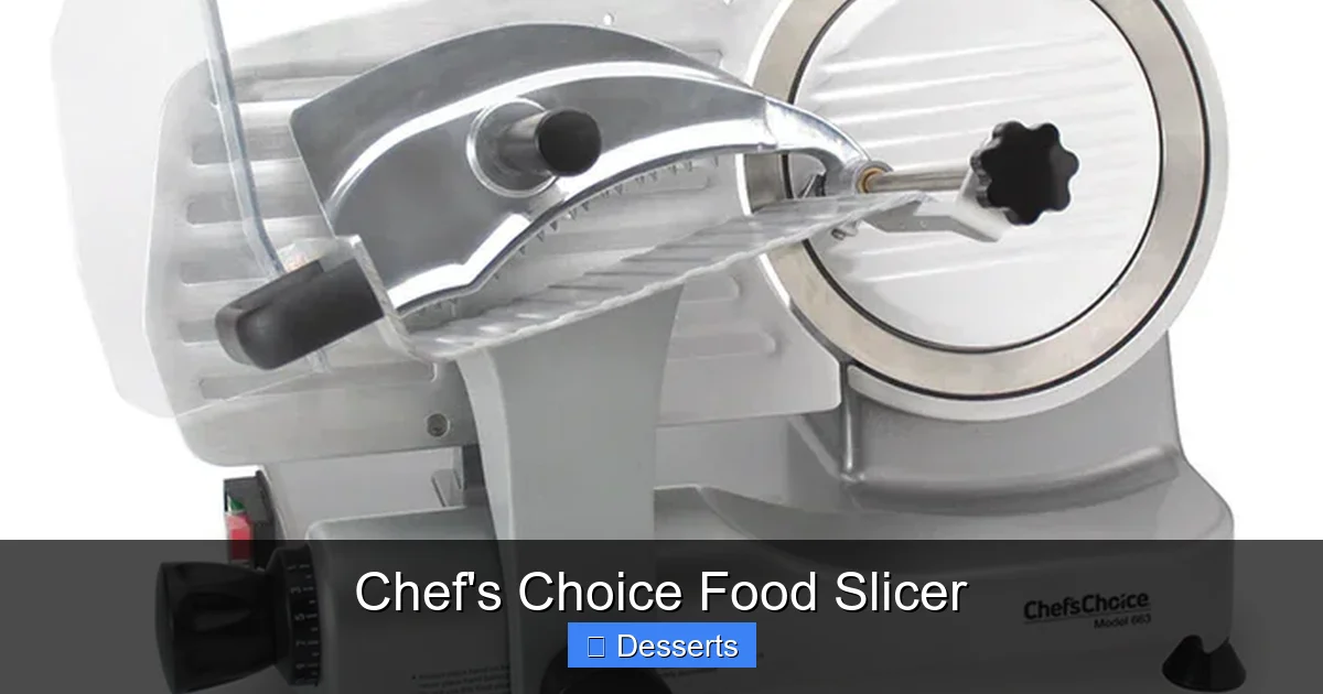 Chef's Choice Food Slicer