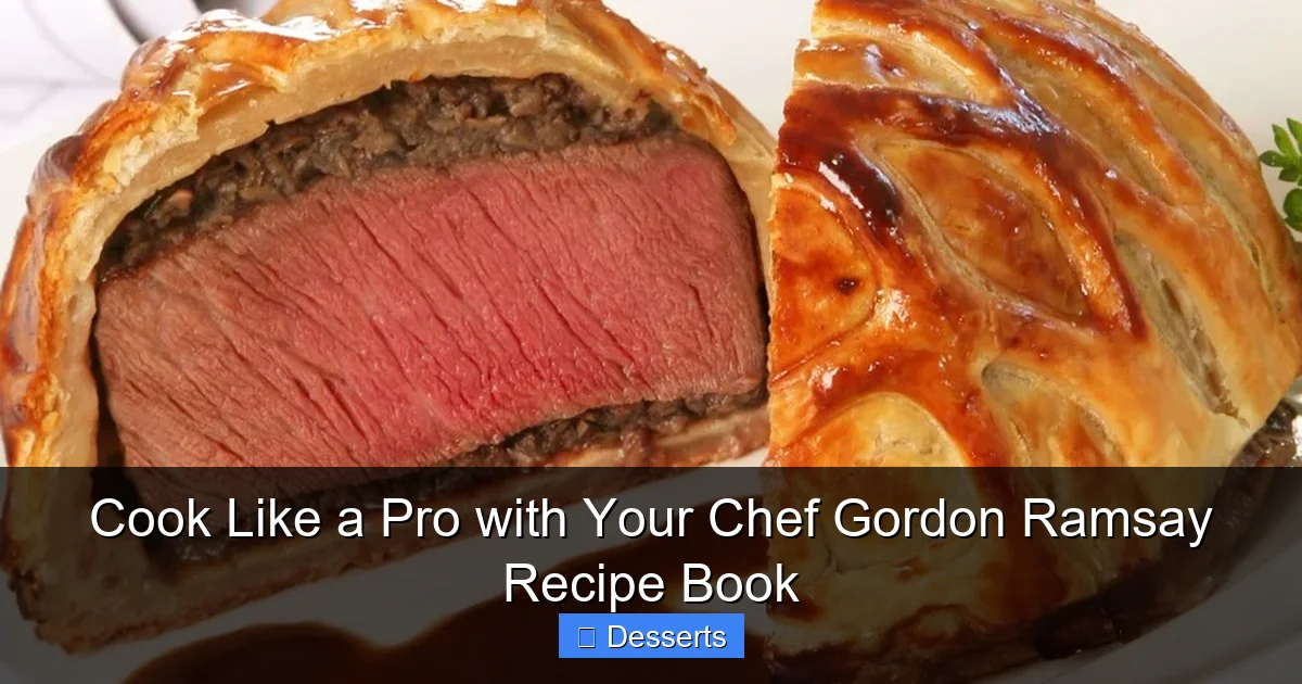 Cook Like a Pro with Your Chef Gordon Ramsay Recipe Book