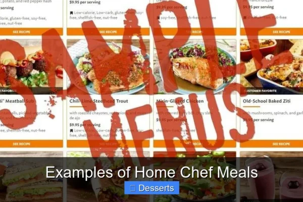 Examples of Home Chef Meals